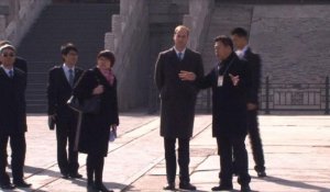 Le prince William visite la Cité interdite à Pékin