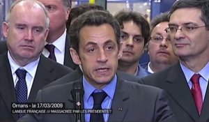 Le zapping du 17/03 : Quand Nicolas Sarkozy massacre la langue française