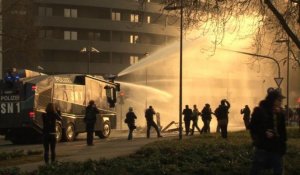 BCE: heurts entre manifestants de Blockupy et la police