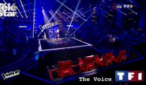 The Voice - L'émotion de Zazie face l'interprétation de Yassine Jebli, sur la chanson "Comme toi" de Jean-Jacques Goldman - Samedi 28 mars 2015