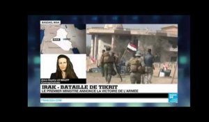 IRAK - Les jihadistes de l'État islamique chassés de Tikrit, selon le pouvoir irakien
