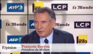 François Bayrou : PS et UMP font le jeu du FN