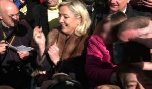 Départementales: Marine Le Pen en Picardie