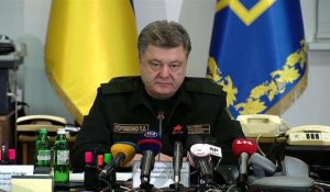 Ukraine: Porochenko annonce l'entrée en vigueur du cessez-le-feu