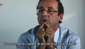 François Hollande, invité de Libération