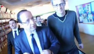 François Hollande à Libération