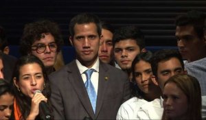 Guaidó réitère son appel pour l'entrée de l'aide humanitaire