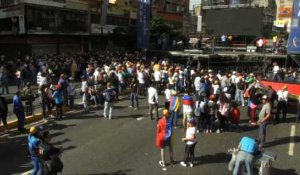 Début de la nouvelle mobilisation anti-Maduro à Caracas