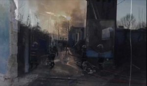 Incendie dans l'usine PSI à Pont-Sur-Seine