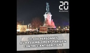 20.000 personnes au rassemblement parisien contre l'antisémitisme