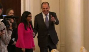 La vice-présidente du Venezuela rencontre Lavrov à Moscou