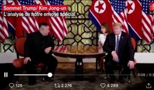«Aucun accord» au sommet Trump-Kim Jong-Un à Hanoï