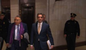 USA: M. Cohen arrive au Congrès pour une audition à huis clos