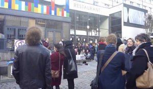 Mobilisation étudiante à l'ULB pour dénoncer le sexisme sur le campus (1)