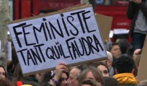 Rassemblement à Paris pour la journée des droits des femmes (1)