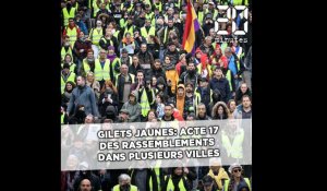 «Gilets jaunes»: des rassemblements dans toute la France pour l'acte 17