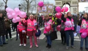 "Gilets jaunes": les femmes en première ligne à Paris