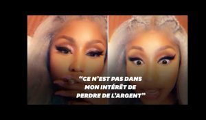 Nicki Minaj s&#39;explique sur l&#39;annulation de son concert à Bordeaux