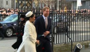 Commonwealth's Day: la famille royale britannique à Westminster