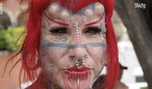 La femme-vampire, multi-tatouée et percée ! (Tracks) - ZAPPING TÉLÉ DU 11/03/2019