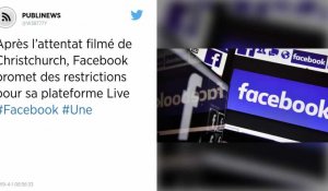 Après l'attentat filmé de Christchurch, Facebook promet des restrictions pour sa plateforme Live