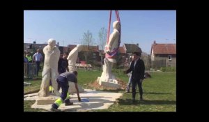 Chauny : installation monument aux fusillés pour l'exemple