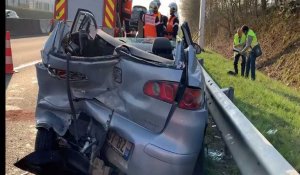 Deux blessés après une collision entre quatre voitures sur la rocade de Beauvais