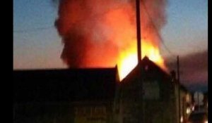 Deux bâtiments détruits dans un incendie à Nointel