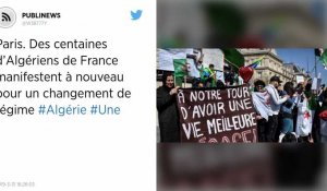 Paris. Des centaines d'Algériens de France manifestent à nouveau pour un changement de régime