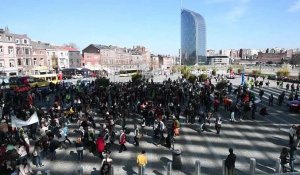 Plus d'un millier de jeunes pour la marche pour le climat à Liège
