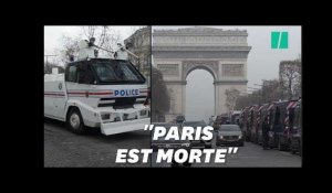 Acte XIX des gilets jaunes: aux Champs-Élysées, une hyper-sécurisation &quot;post-apocalytpique&quot;