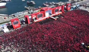 Une foule immense au rassemblement de la campagne Erdogan