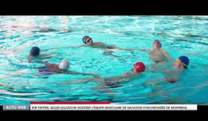 Sur Twitter, Gilles Lellouche soutient l'équipe masculine de natation synchronisée de Montreuil-sur-Mer