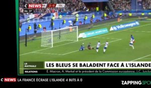 Zap sport du 26 mars : La France écrase l'Islande (vidéo) 