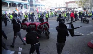 Gilets jaunes acte 20 : Violente bagarre entre Black Block et fascistes lillois