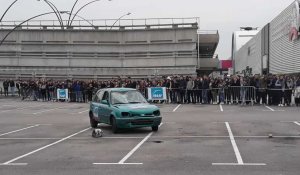 Journée prévention routière démonstration d'accident à Coquelles