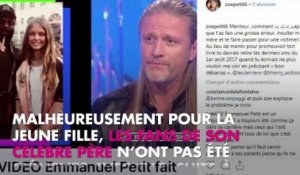 Emmanuel Petit accusé de diffamation : sa fille Zoé a porté plainte