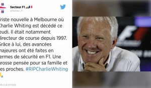 Formule 1. Charlie Whiting, le directeur de course, est mort à 66 ans