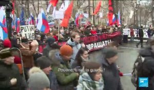 À Moscou, une marche en mémoire de l'opposant Boris Nemtsov assassiné il y a quatre ans