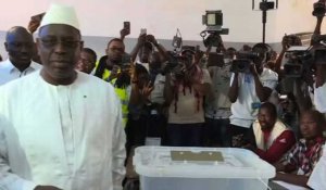 Au Sénégal, le président Macky Sall espère un second mandat