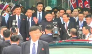 Kim Jong Un est arrivé au Vietnam pour son sommet avec Trump