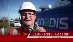 Jeumont: chantier d'élagage par Enedis