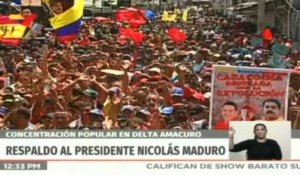 Venezuela: rassemblement pro-Maduro dans l'Etat de Delta Amacuro