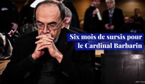 Six mois de prison avec sursis pour le Cardinal Barbarin