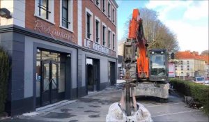 Les travaux de transformation de l'hôtel Bretagne à Saint-Omer ont démarré mardi 