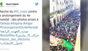 Algérie. Une immense foule manifeste à Alger pour le départ d'Abdelaziz Bouteflika