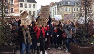 Boulogne-sur-Mer : les lycéens marchent pour le climat