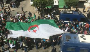 Des Algériens manifestent contre le pouvoir dans la capitale (3)