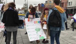 Marche de lycéens pour le climat à Béthune