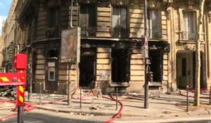 "Gilets jaunes": un incendie maîtrisé près des Champs-Elysées